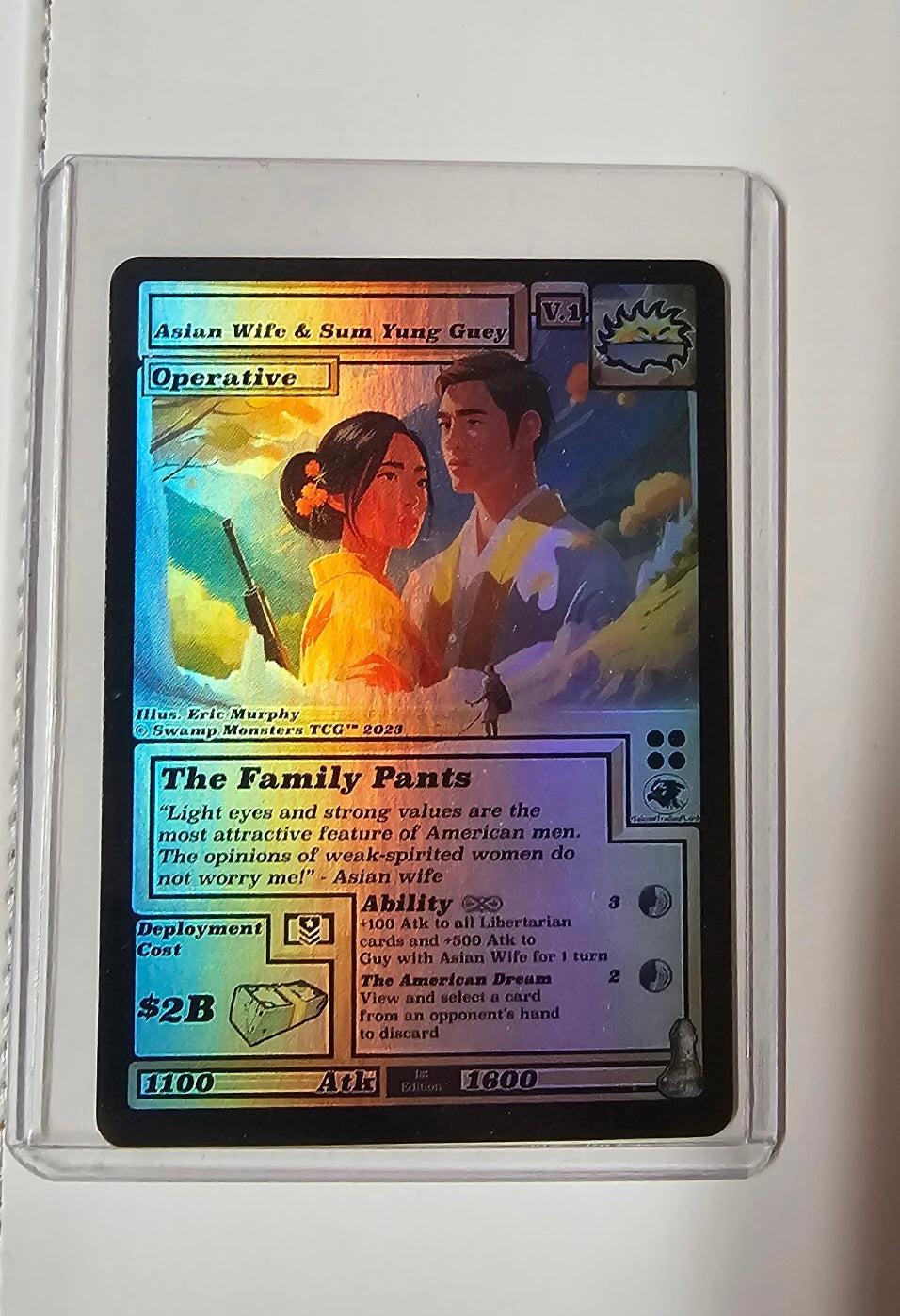 Autographed Holographic Card